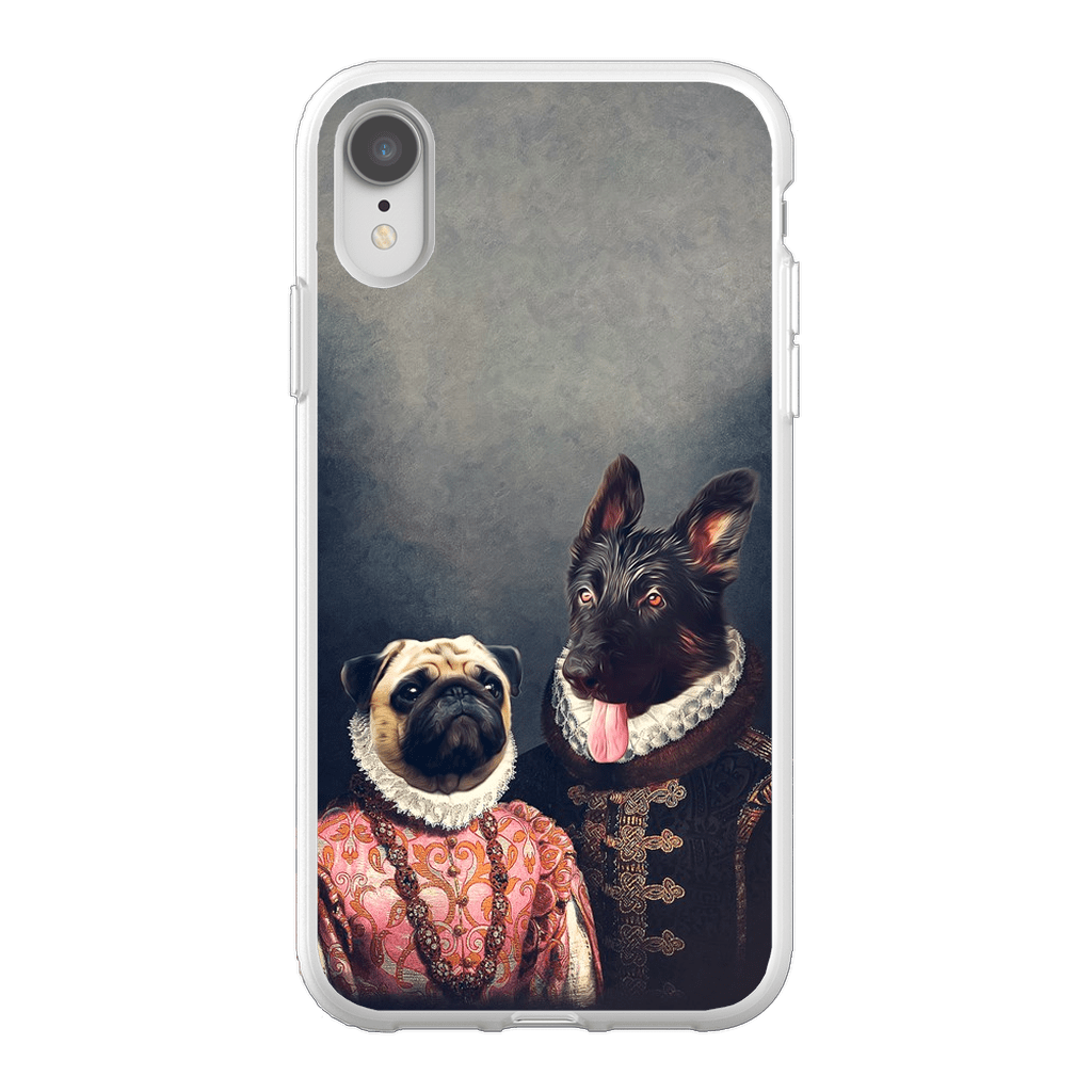 Funda personalizada para teléfono con 2 mascotas &#39;Duque y Archiduquesa&#39;