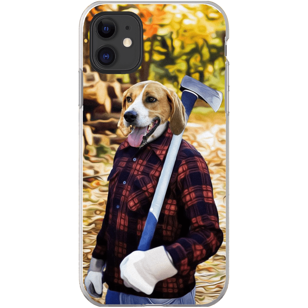 &#39;The Lumberjack&#39; Personalized Phone Case