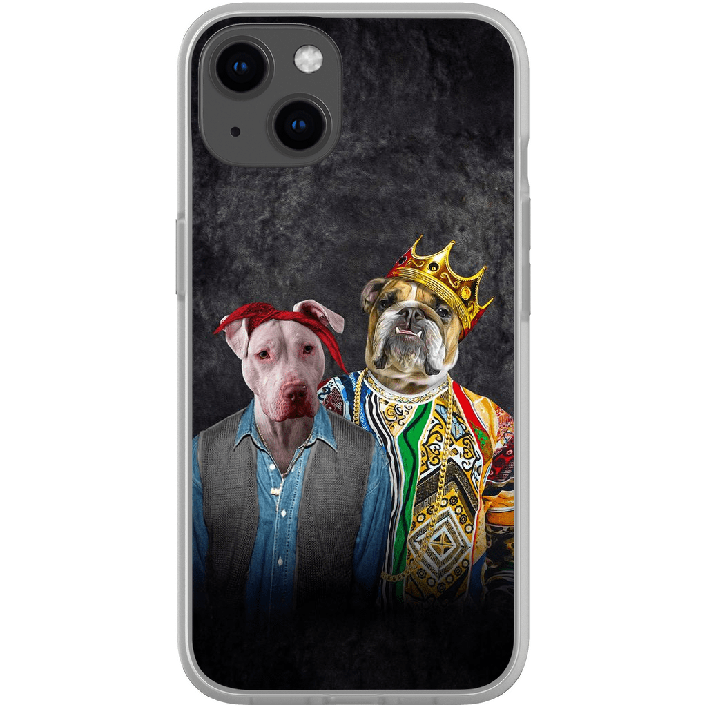 &#39;2Paw And Notorious D.O.G.&#39; Personalized 2 Pet Phone Case