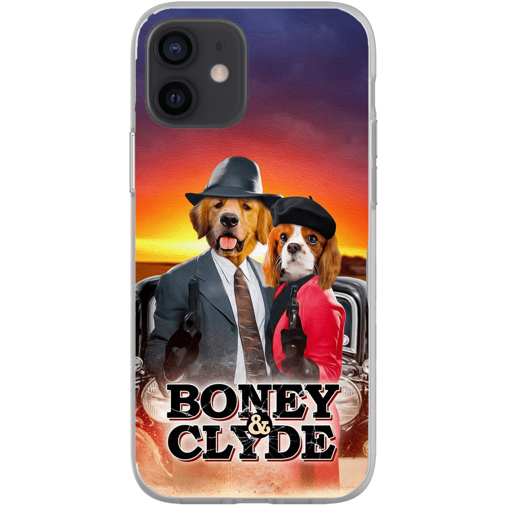 &#39;Boney and Clyde&#39; Personalized 2 Pet Phone Case