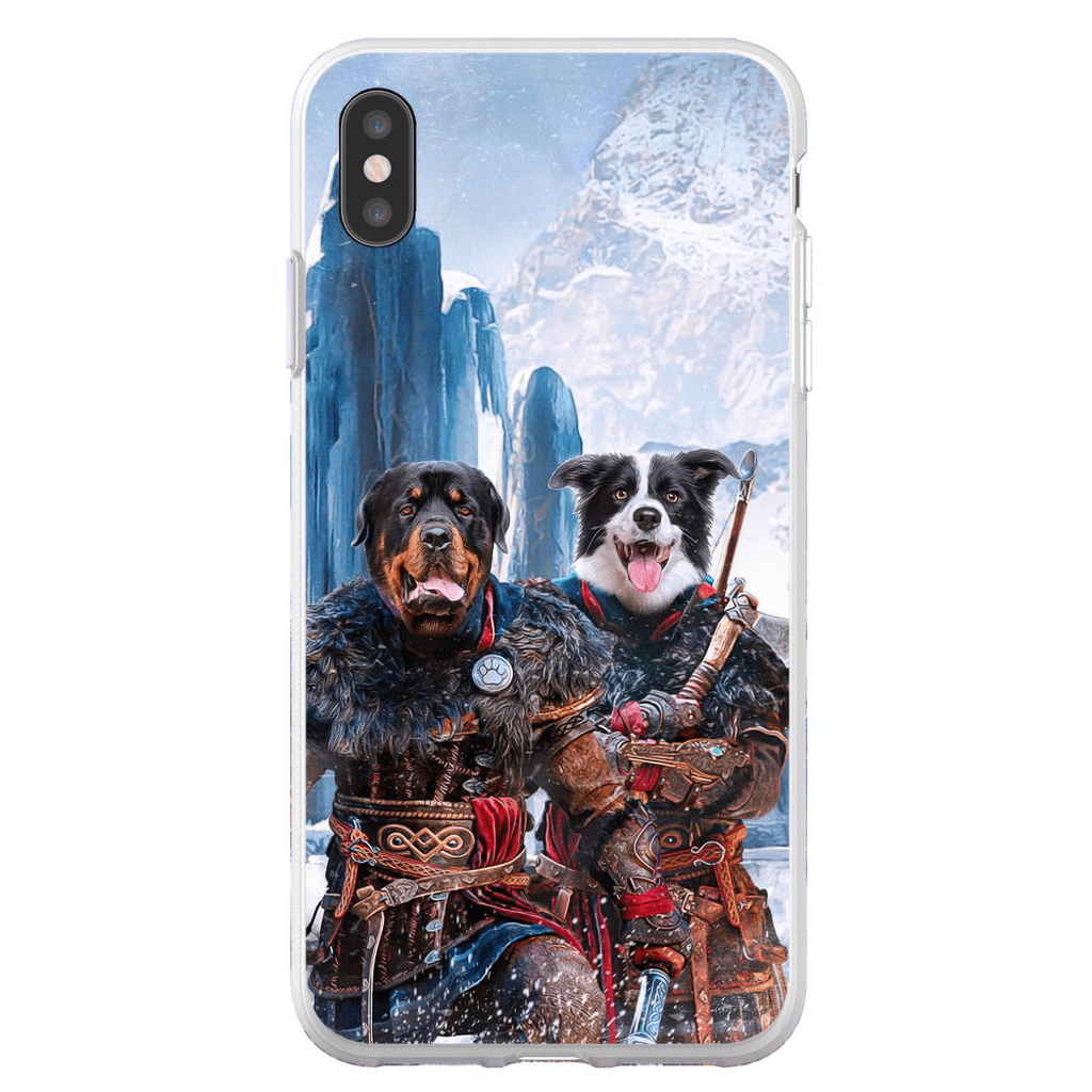 &#39;The Viking Warriors&#39; Personalized 2 Pet Phone Case