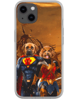 'Superdog & Wonder Doggette' Personalized 2 Pet Phone Case