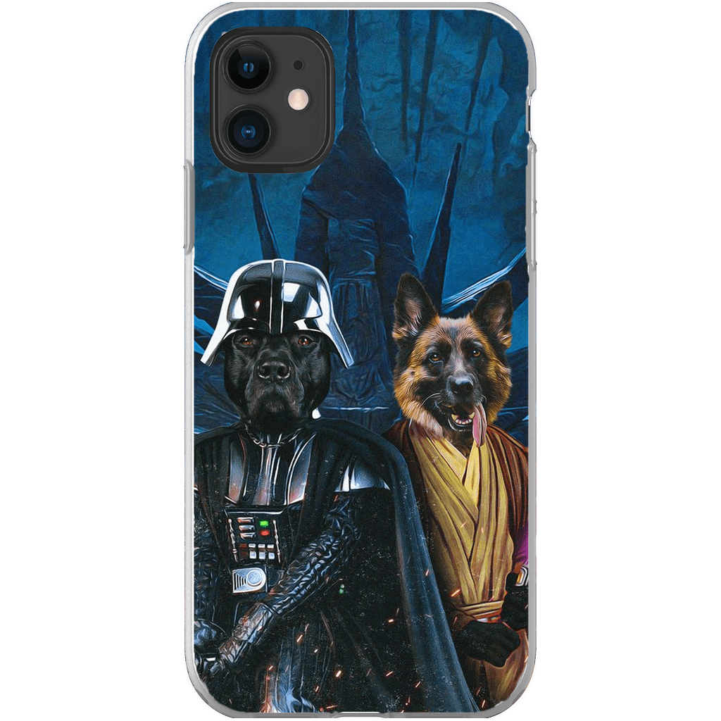 &#39;Darth Woofer &amp; Jedi-Doggo&#39; Personalized 2 Pet Phone Case