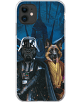 'Darth Woofer & Jedi-Doggo' Personalized 2 Pet Phone Case