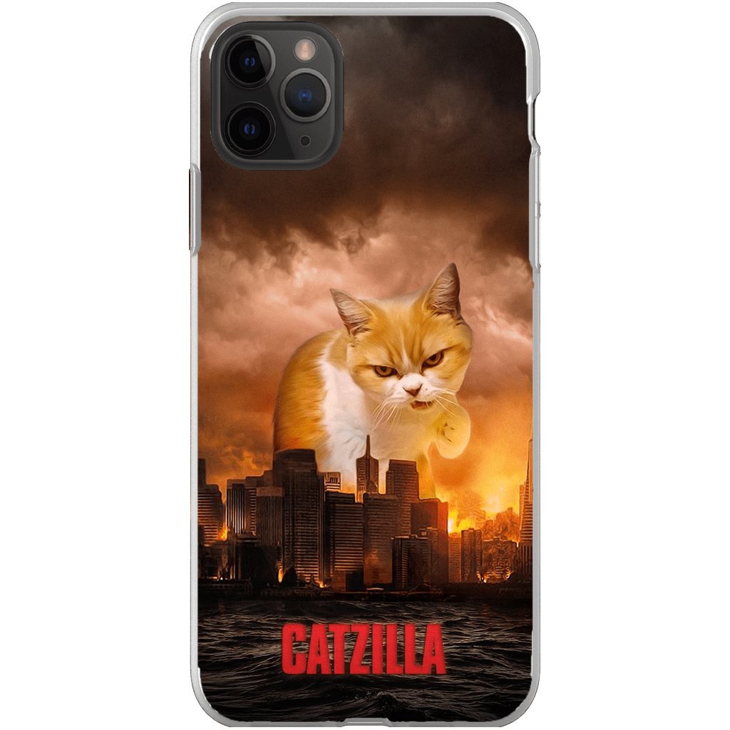 &#39;Catzilla&#39; Personalized Phone Case