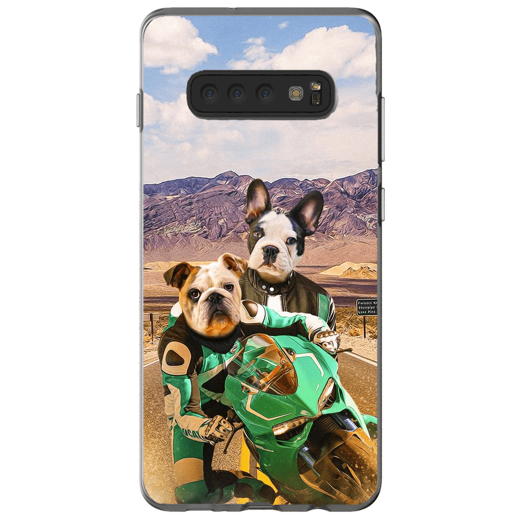 &#39;Kawadawgi Riders&#39; Personalized 2 Pet Phone Case