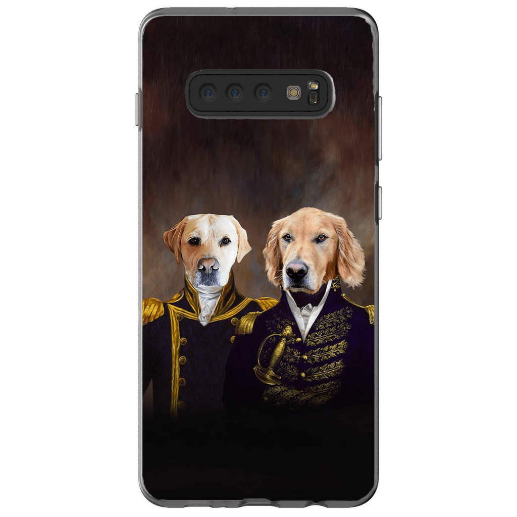 &#39;The Admiral and the Captain&#39; Personalized 2 Pet Phone Case