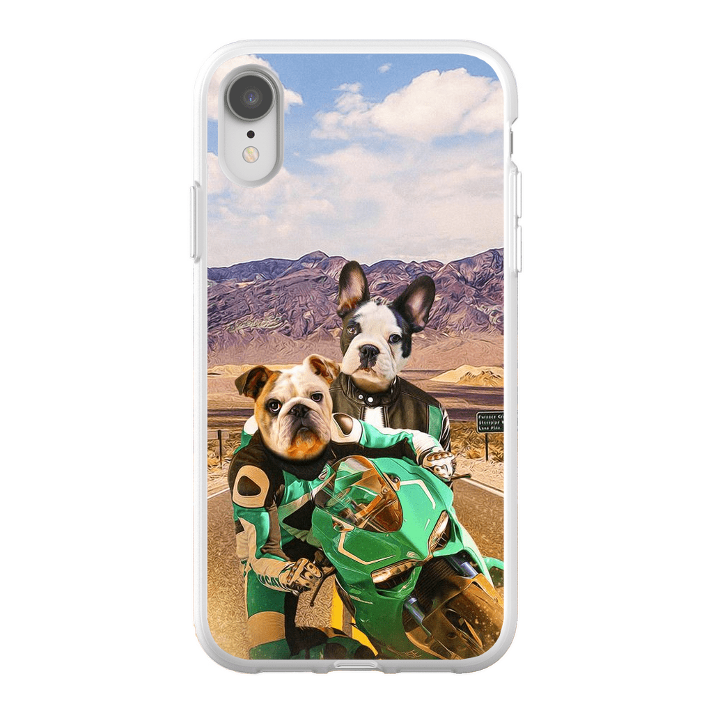 &#39;Kawadawgi Riders&#39; Personalized 2 Pet Phone Case