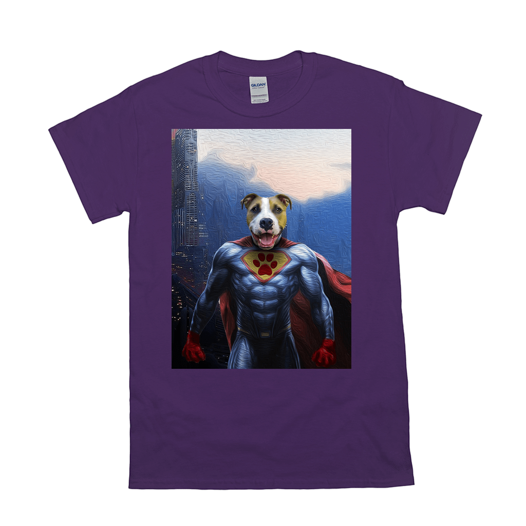 Camiseta personalizada para mascotas &#39;Super Dog&#39; 