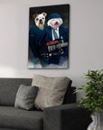 'AC/Doggos' Personalized 2 Pet Canvas