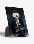 'AC/Doggo' Personalized Pet Standing Canvas