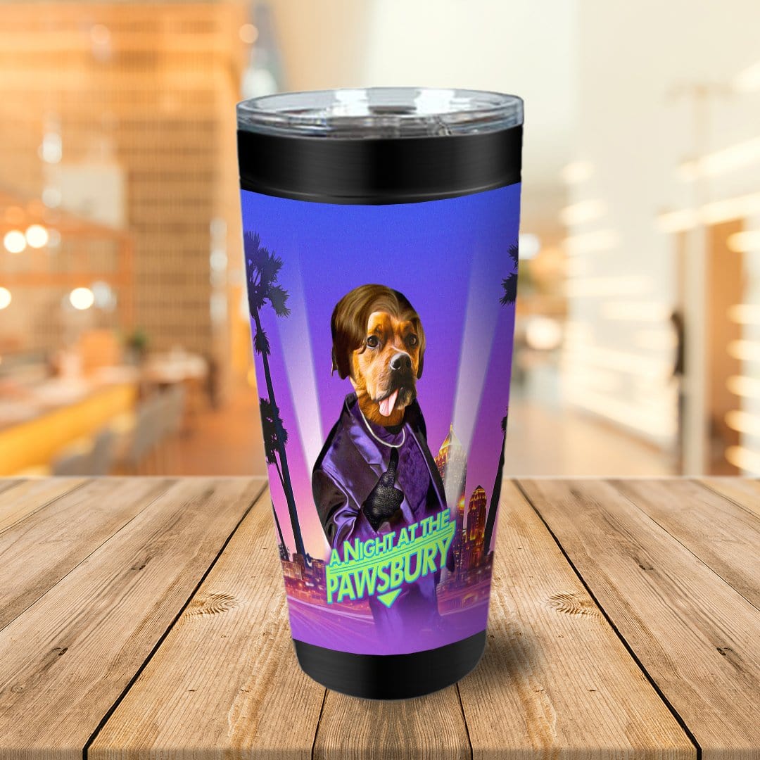 &#39;A Night At The Pawsbury&#39; Personalized Tumbler