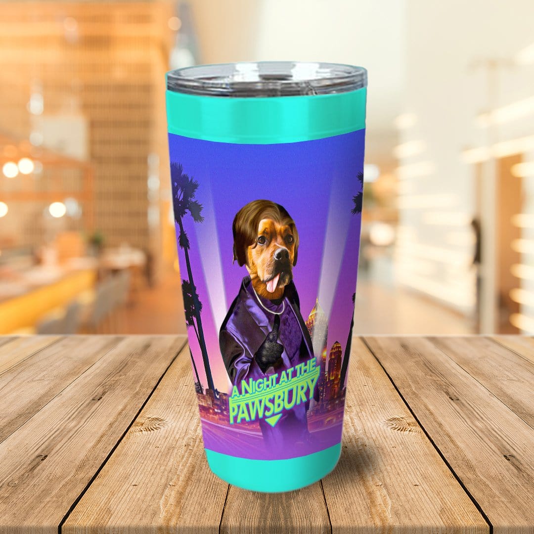 &#39;A Night At The Pawsbury&#39; Personalized Tumbler