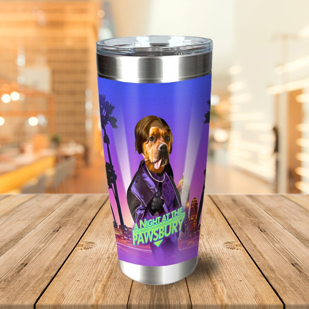 &#39;A Night At The Pawsbury&#39; Personalized Tumbler