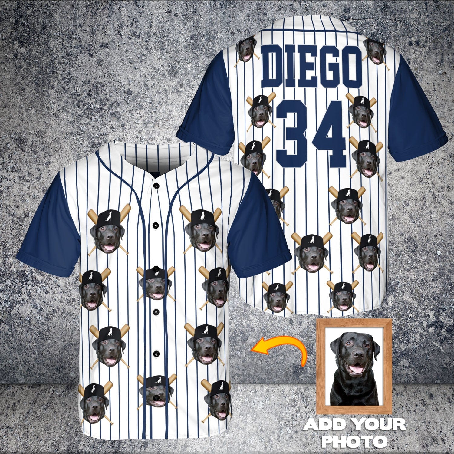 Camiseta de béisbol personalizada de los Atlanta Dogs