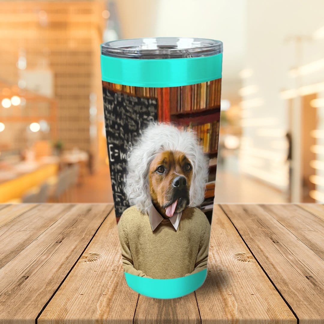 &#39;Albert Pawstein&#39; Personalized Tumbler