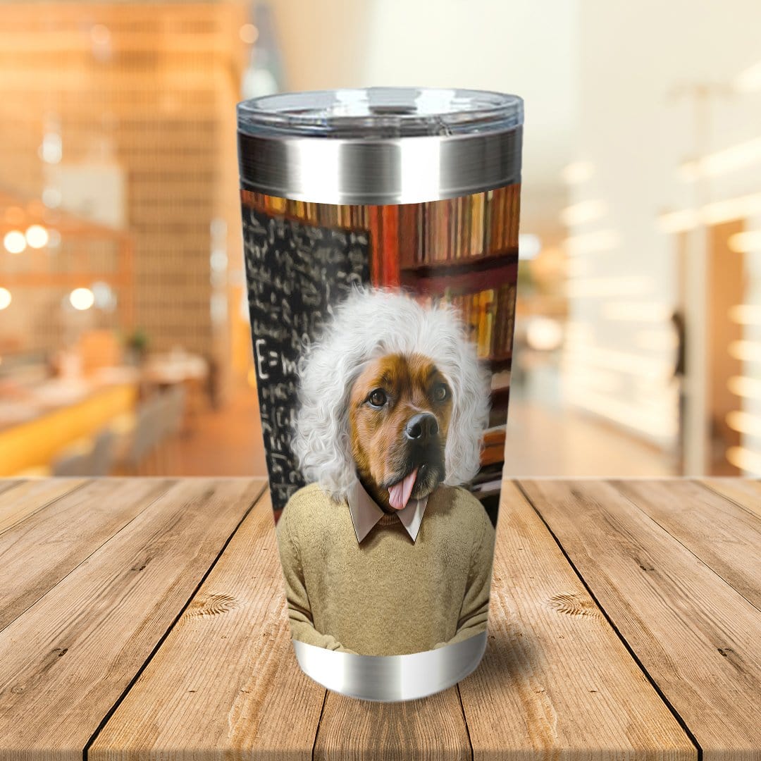 &#39;Albert Pawstein&#39; Personalized Tumbler