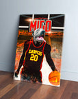 'Atlanta Dawgs' Personalized Pet Canvas