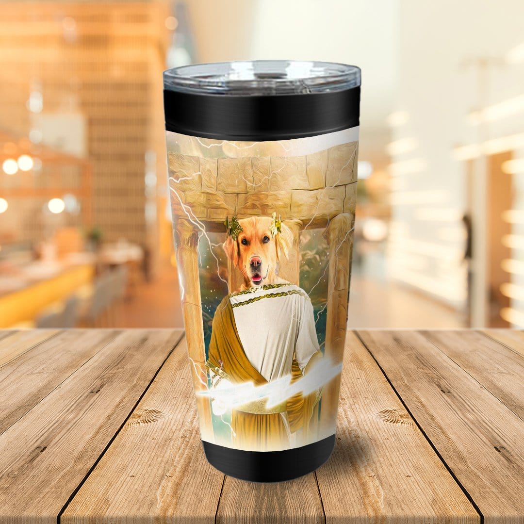 &#39;Zeus Doggo&#39; Personalized Tumbler