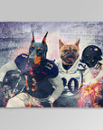 'Baltimore Doggos' Personalized 2 Pet Blanket