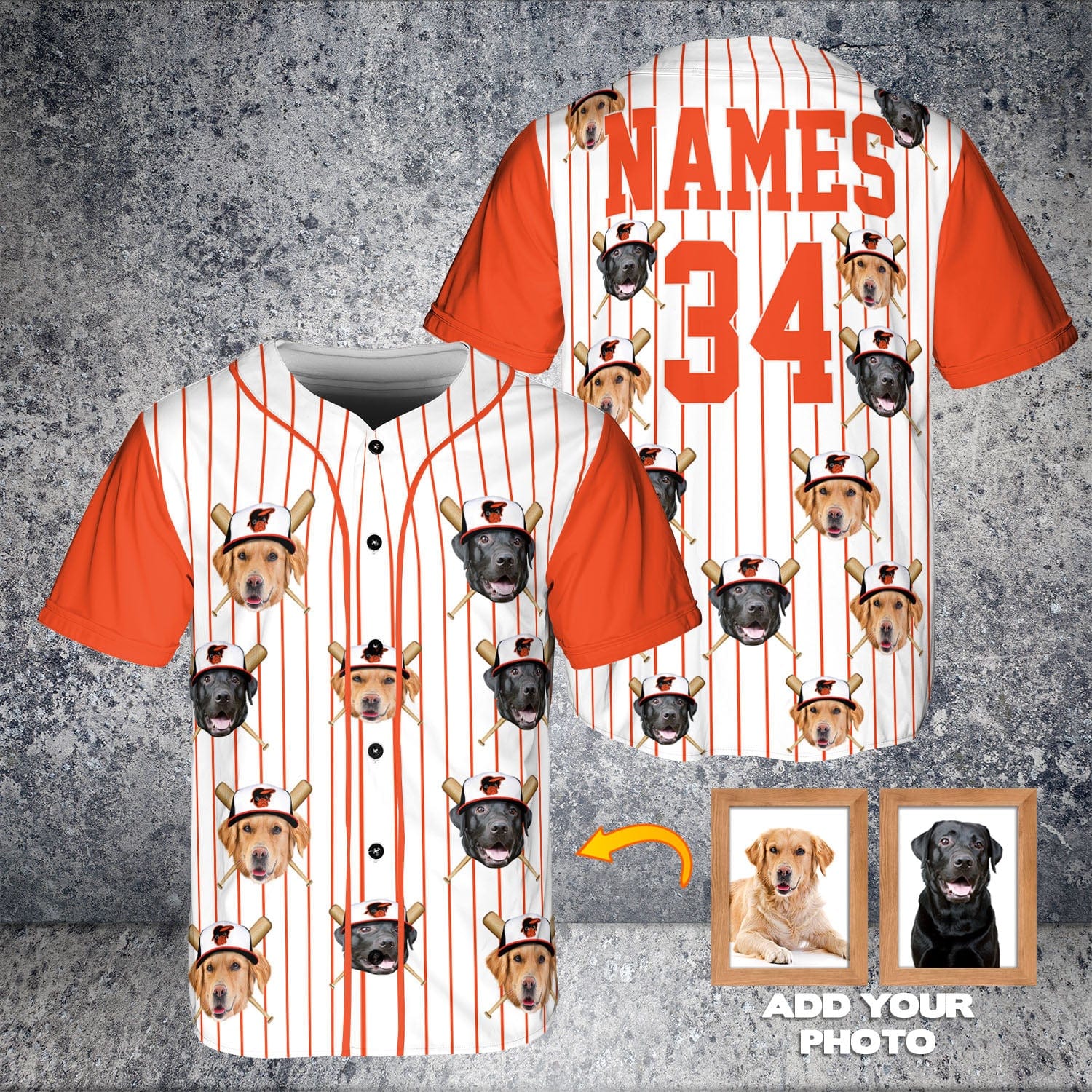 Camiseta de béisbol personalizada de los Baltimore Dogorioles