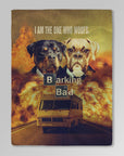 'Barking Bad' Personalized 2 Pet Blanket