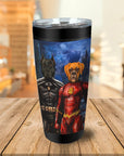 'Batdog & Flash Doggo' Personalized 2 Pet Tumbler