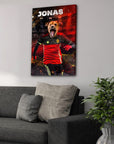 'Belgium Doggos Soccer' Personalized Pet Canvas