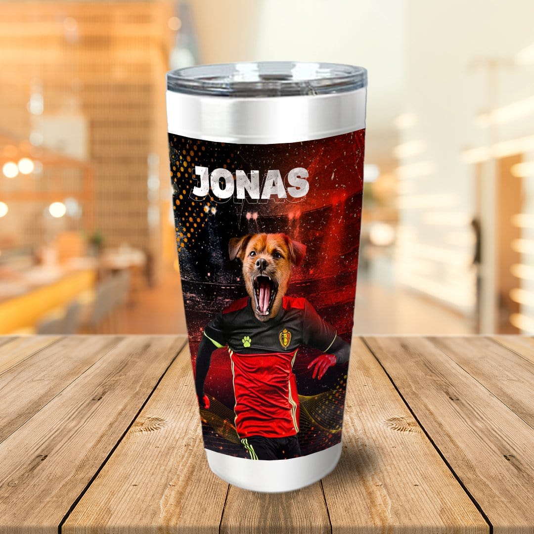 &#39;Belgium Doggos Soccer&#39; Personalized Tumbler