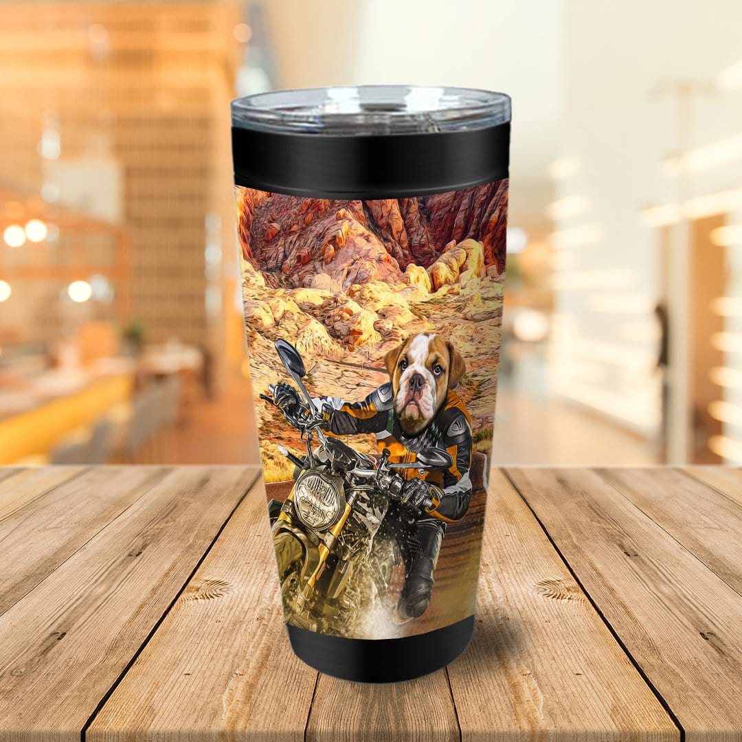 &#39;Dogati Rider&#39; Personalized Tumbler