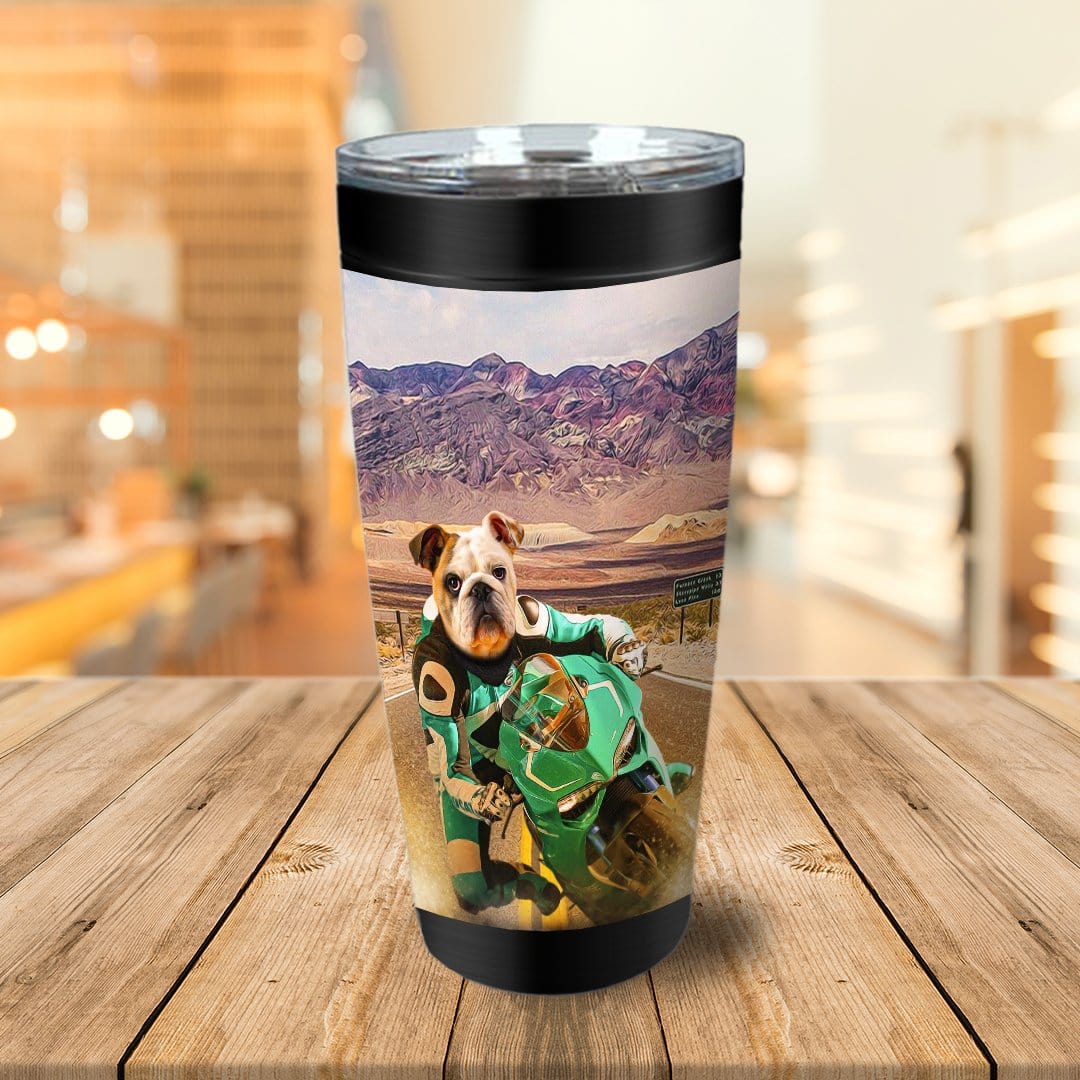 &#39;Kawadawgi Rider&#39; Personalized Tumbler