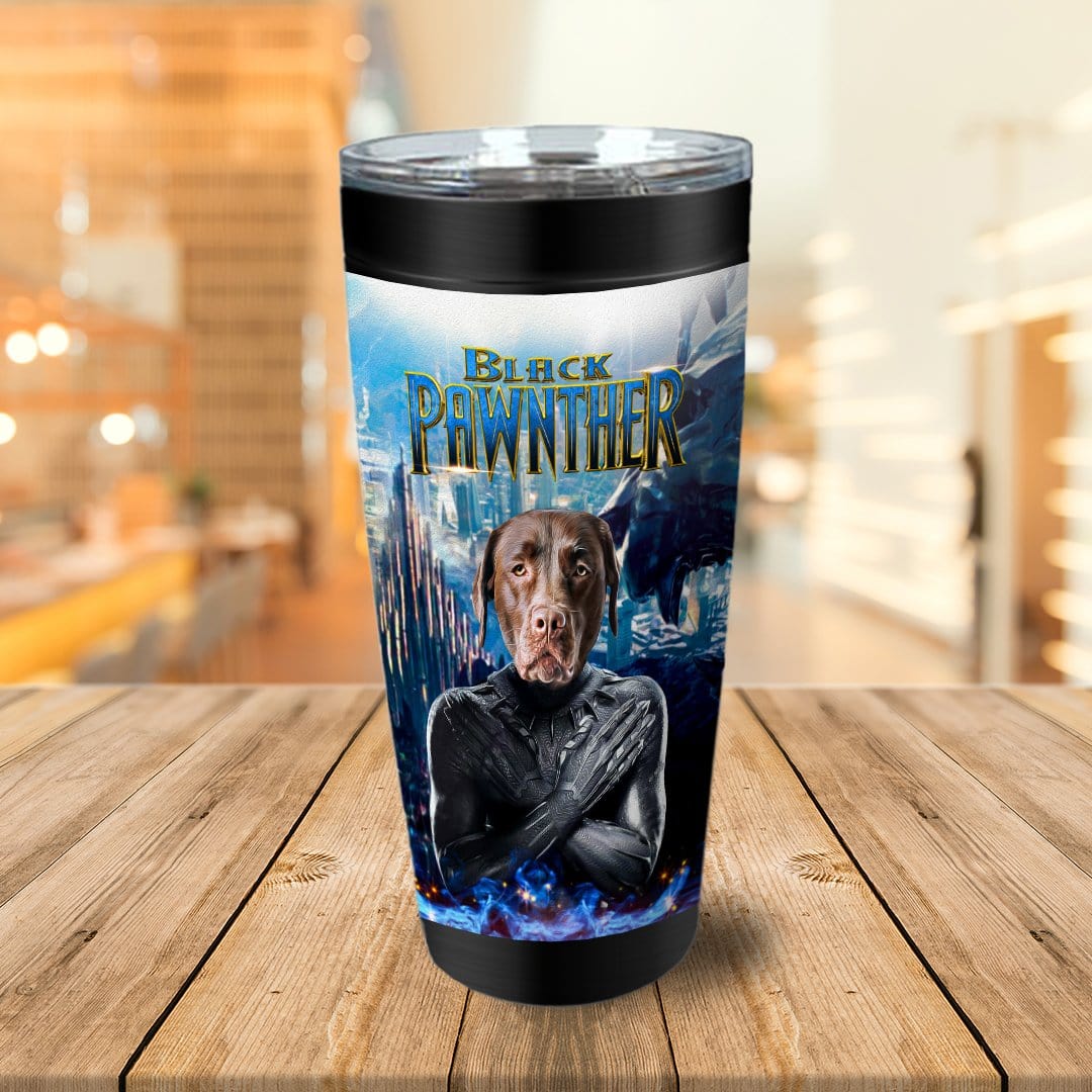 &#39;Black Pawnther&#39; Personalized Tumbler