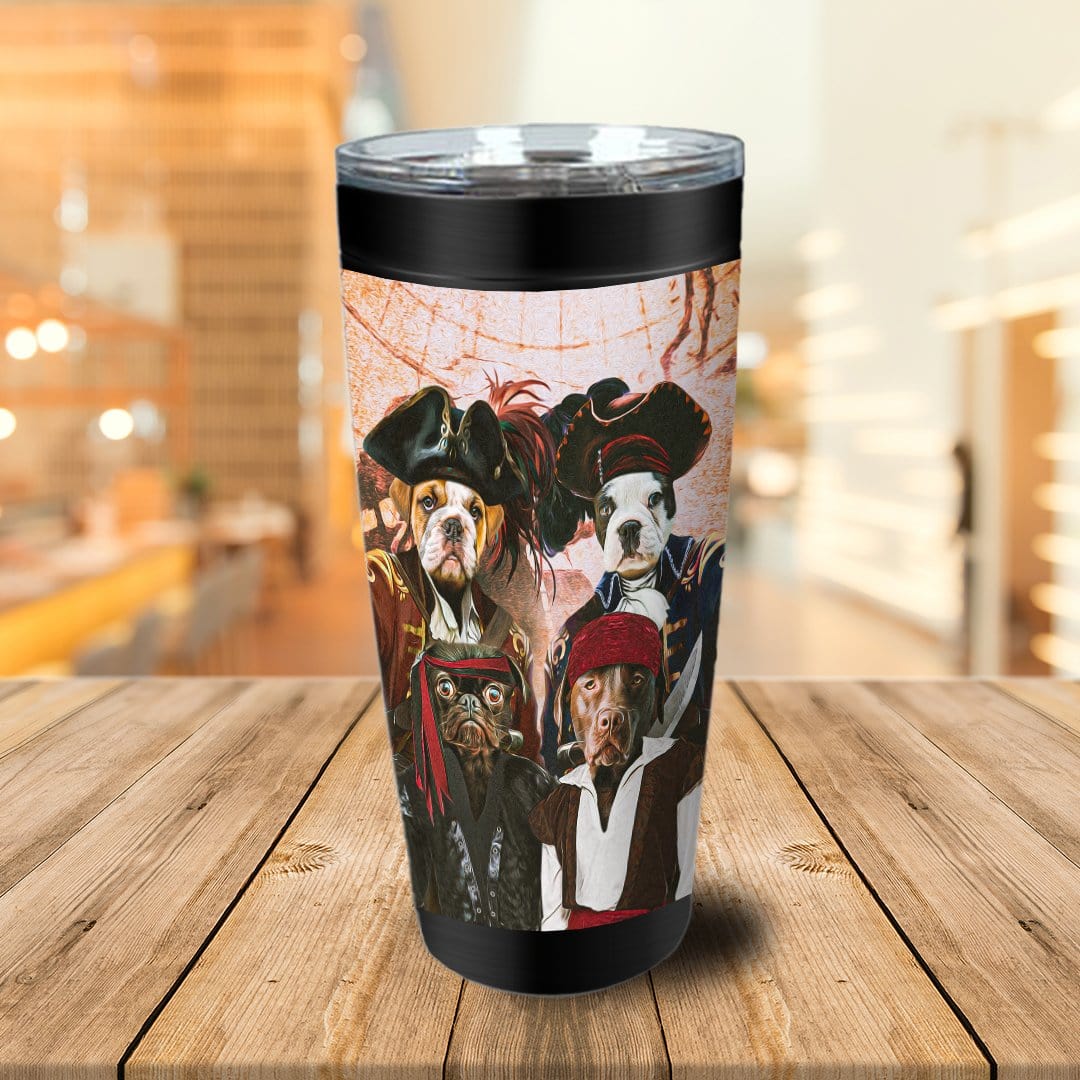 &#39;The Pirates&#39; Personalized 4 Pet Tumbler