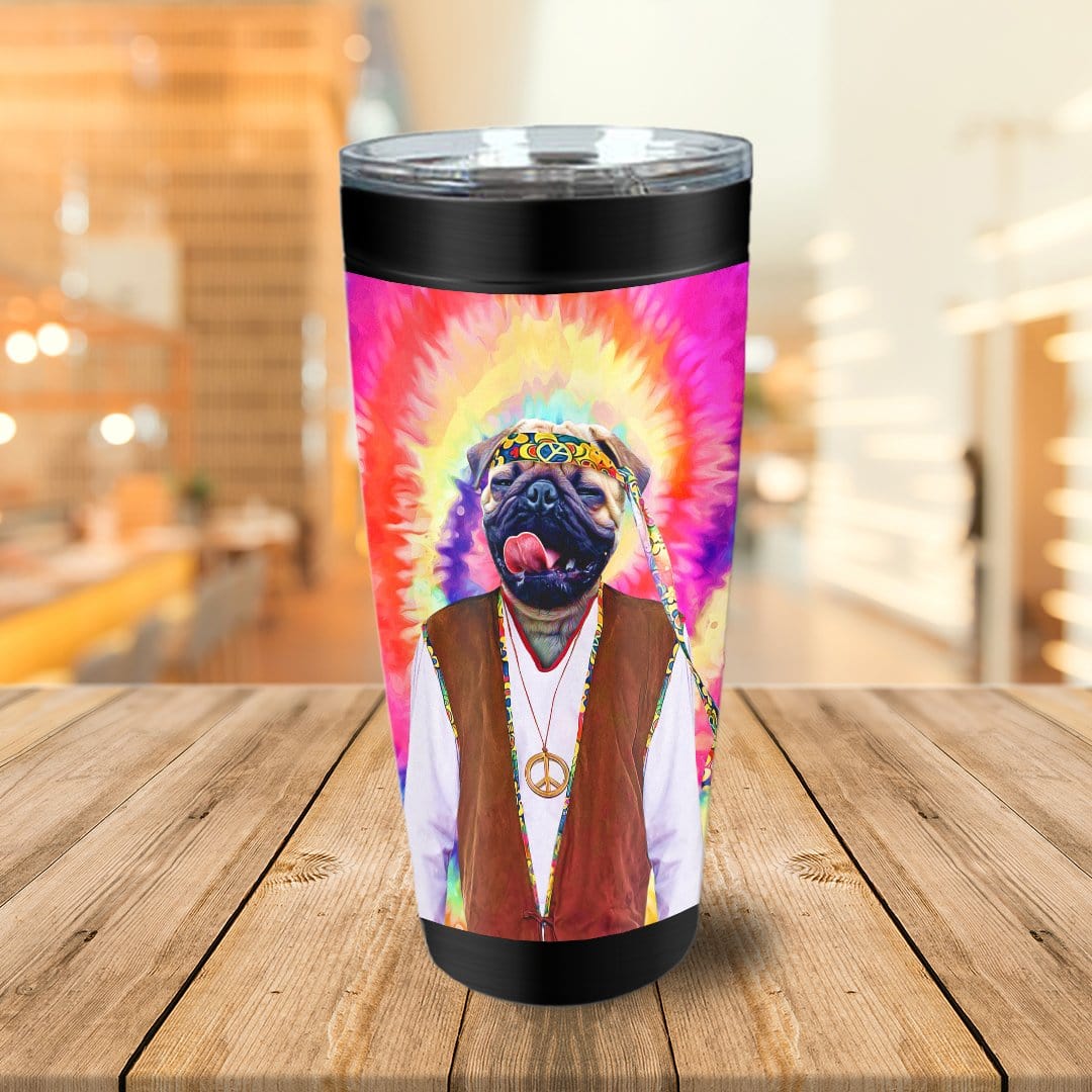 &#39;The Hippie (Male)&#39; Personalized Tumbler