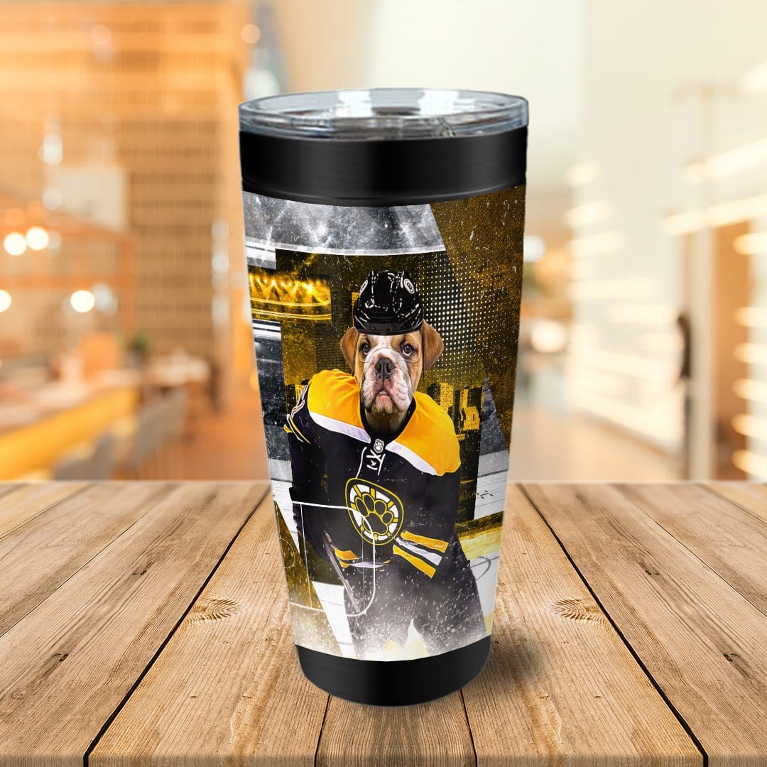 &#39;Boston Chewins&#39; Personalized Tumbler