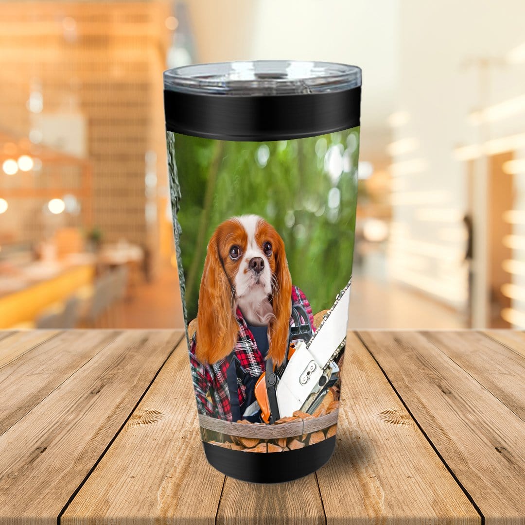 &#39;Lumberwoman&#39; Personalized Tumbler