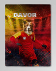 'Montenegro Doggos Soccer' Personalized Pet Blanket