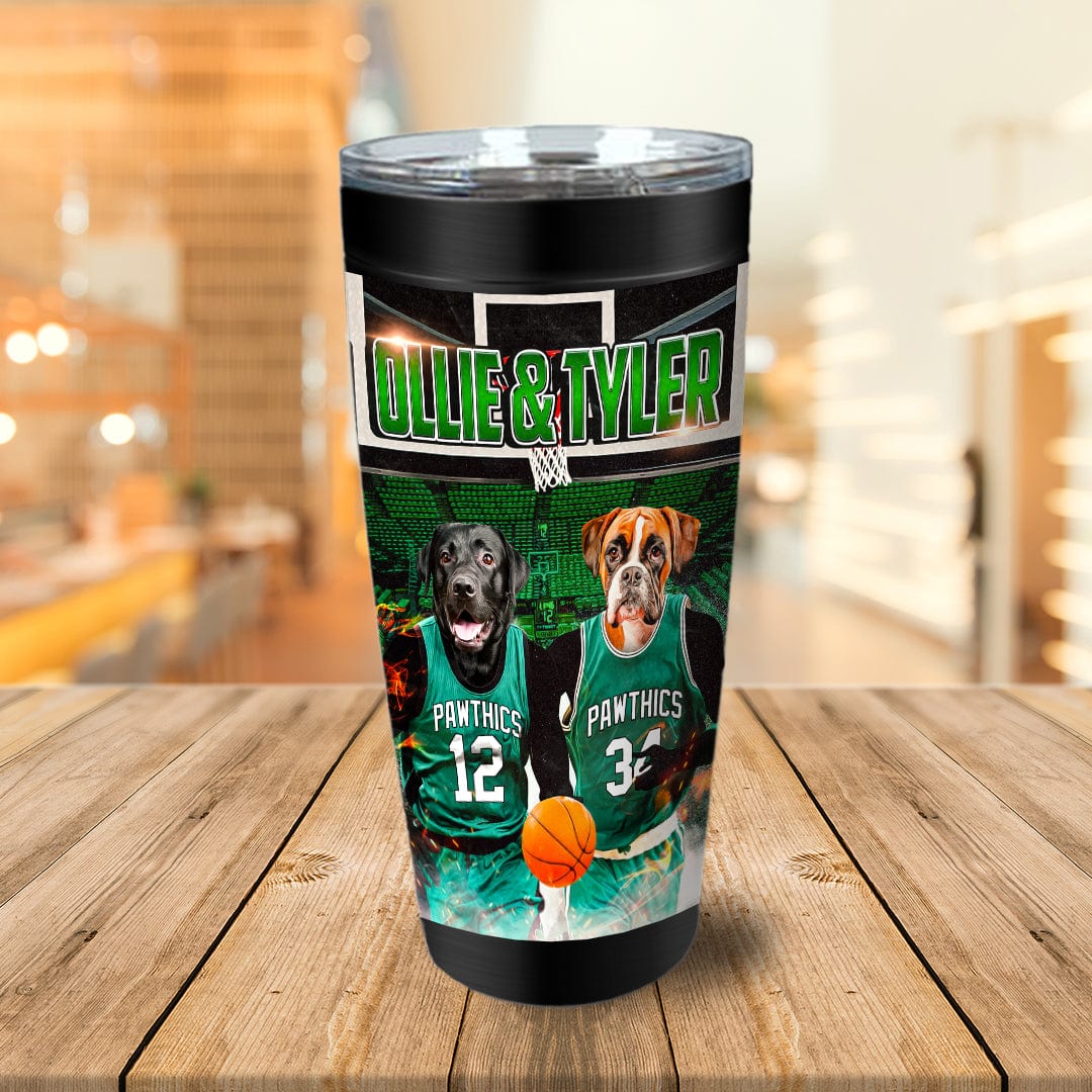 &#39;Boston Walkies&#39; Personalized 2 Pet Tumbler