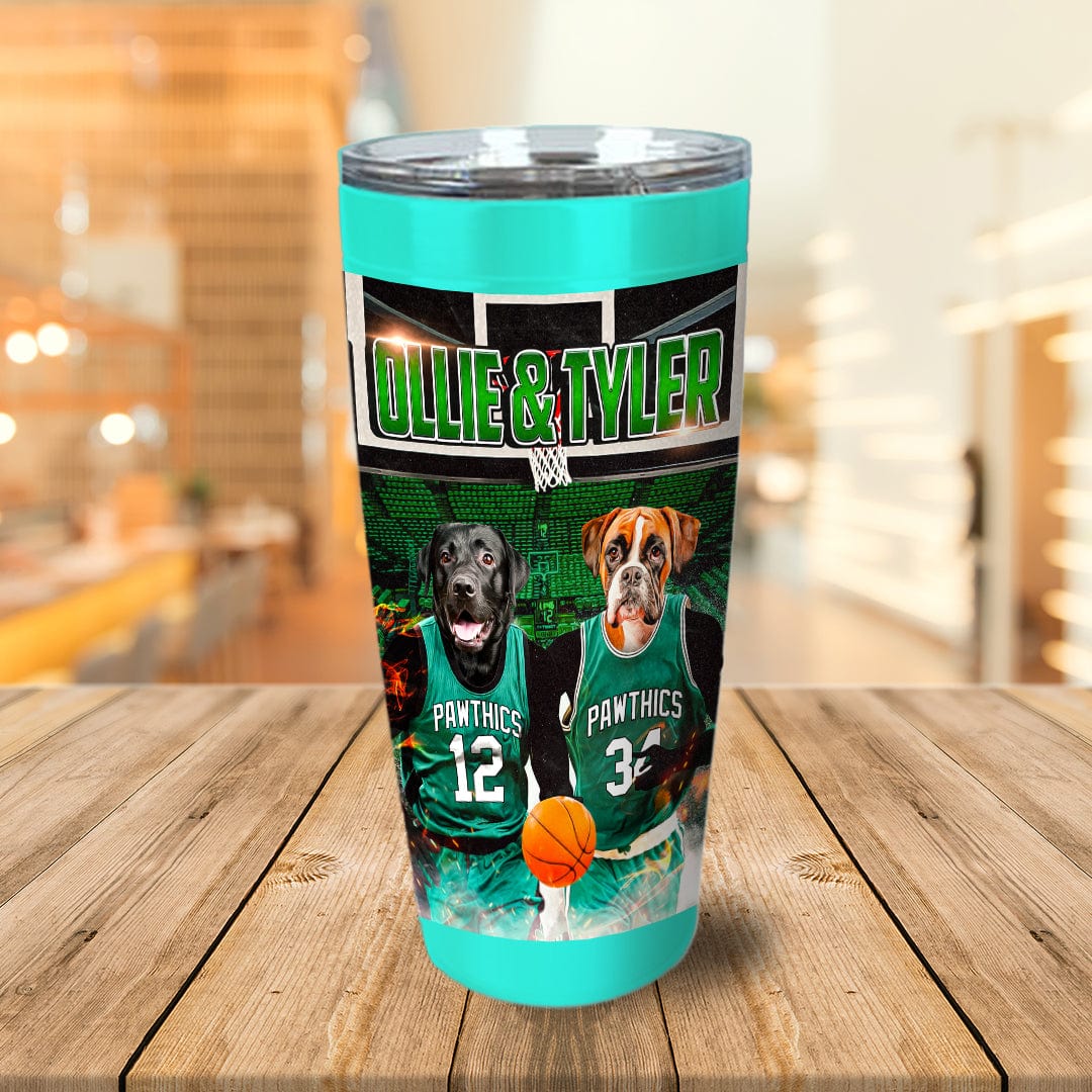 &#39;Boston Walkies&#39; Personalized 2 Pet Tumbler