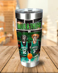 'Boston Walkies' Personalized 2 Pet Tumbler