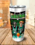 'Boston Walkies' Personalized 2 Pet Tumbler