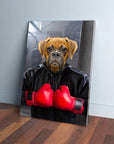 'The Boxer' Personalized Pet Canvas