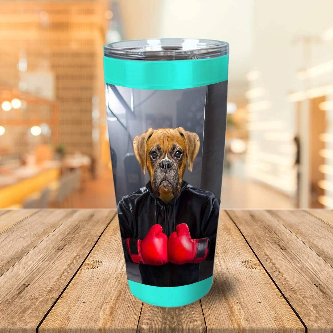 &#39;The Boxer&#39; Personalized Tumbler