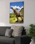 'Pawasaurus Rex' Personalized Pet Canvas