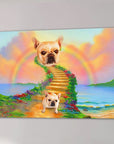 'The Rainbow Bridge' Personalized Pet Canvas