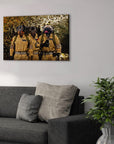 'Dog Busters' Personalized 3 Pet Canvas