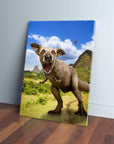 'Pawasaurus Rex' Personalized Pet Canvas