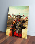 'The Gladiator' Personalized Pet Canvas