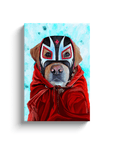 'El Luchador' Personalized Pet Canvas