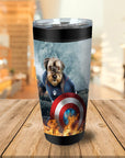 'Captain Doggmerica' Personalized Tumbler